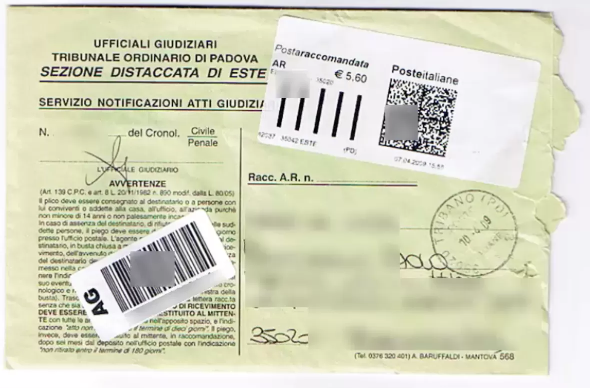 Notifica atti presupposti